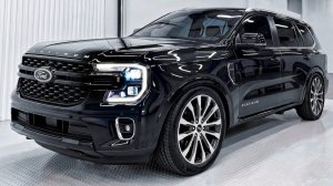 Ford Everest Platinum 2026 года с двигателем V6 3,0 л_ подробности о двигателе, интерьер и экстерьер