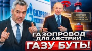 Россия ЛИШИЛА Австрию газа Путин использует энергоресурсы КАК ОРУЖИЕ