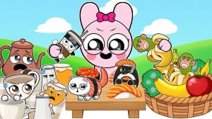 Малышка Пинки ест Брейнрот_ Incredibox Sprunki - Брейнрот МУКБАНГ _ АСМР _ Анимация