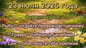 Народные приметы на 23 июля 2026 года