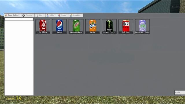 НАПИТКИ В Garry's mod! смотреть онлайн