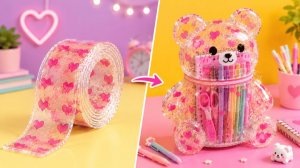 Мини-канцелярия своими руками! 🎒✂️ Милые школьные DIY-поделки