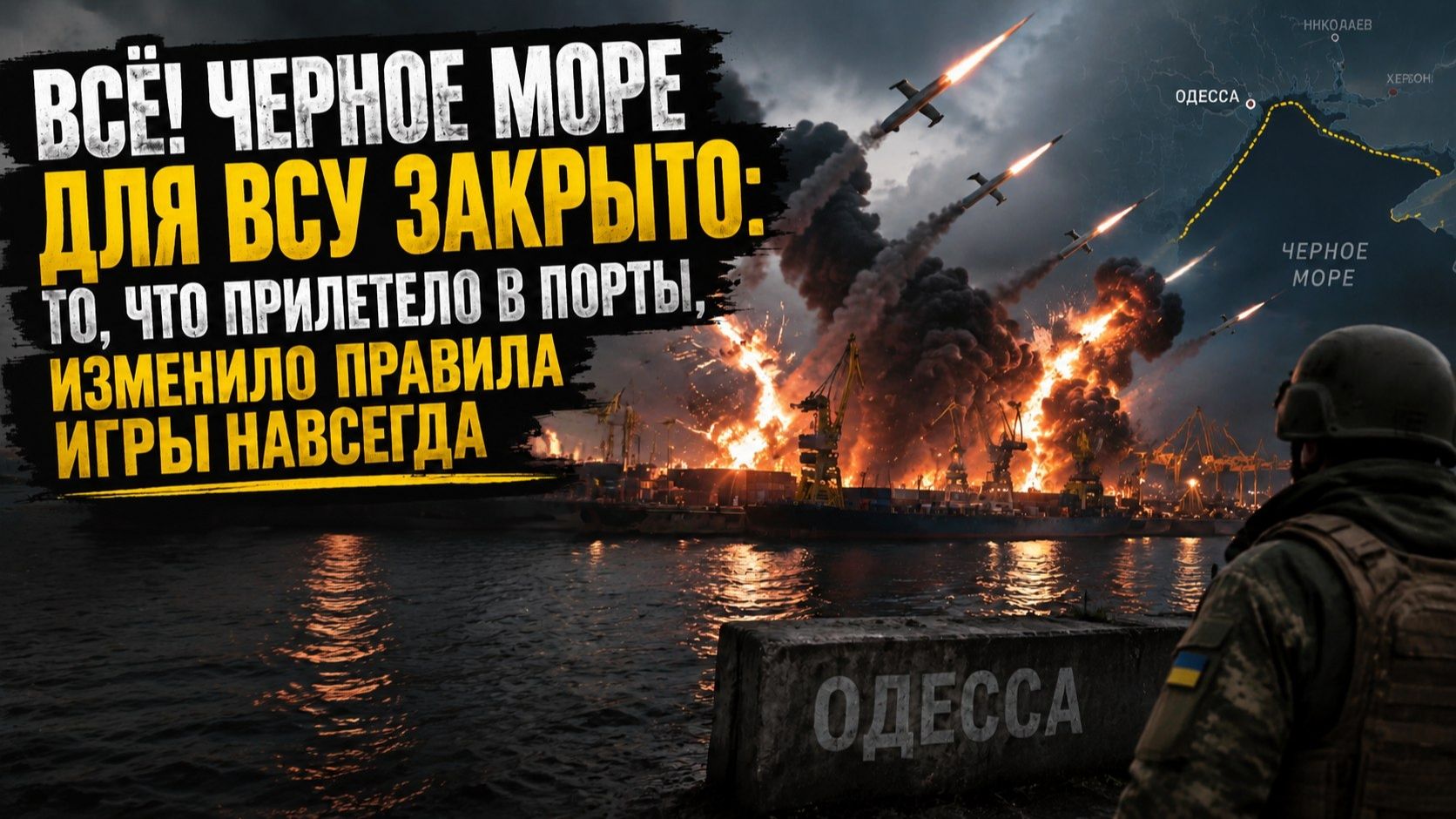 Киев в огне, порты в трухе: Ночной ад, после которого украинская логистика уже не проснется смотреть онлайн