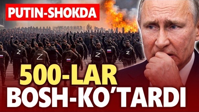 🍿 TEZKOR..500-LAR BOSH-KO'TARDI..PUTIN SHOKDA смотреть онлайн