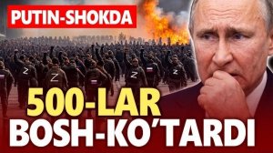 🍿 TEZKOR..500-LAR BOSH-KO'TARDI..PUTIN SHOKDA