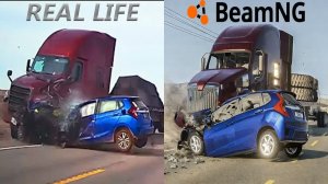 Аварии на Основе Реальных Случаев в BeamNG Drive #1