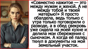Слушать рассказы Андрея Белого про свекровь. Совместно нажитое - это между тобой и твоей матерью?