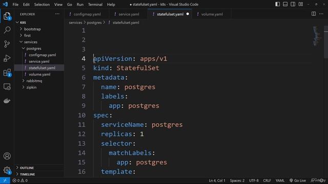 4. Defining configuration for PostgresSQL смотреть онлайн