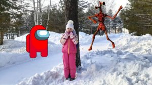 Битва СИРЕНОГОЛОВОГО и АМОНГ АС