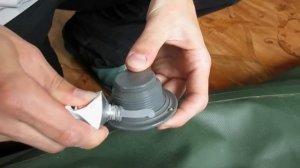 Как установить клапан на лодку пвх. На герметик