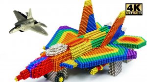 Как сделать Lockheed Martin F-22 Raptor из магнитных шариков (удовлетворительно) | Мировая серия Маг