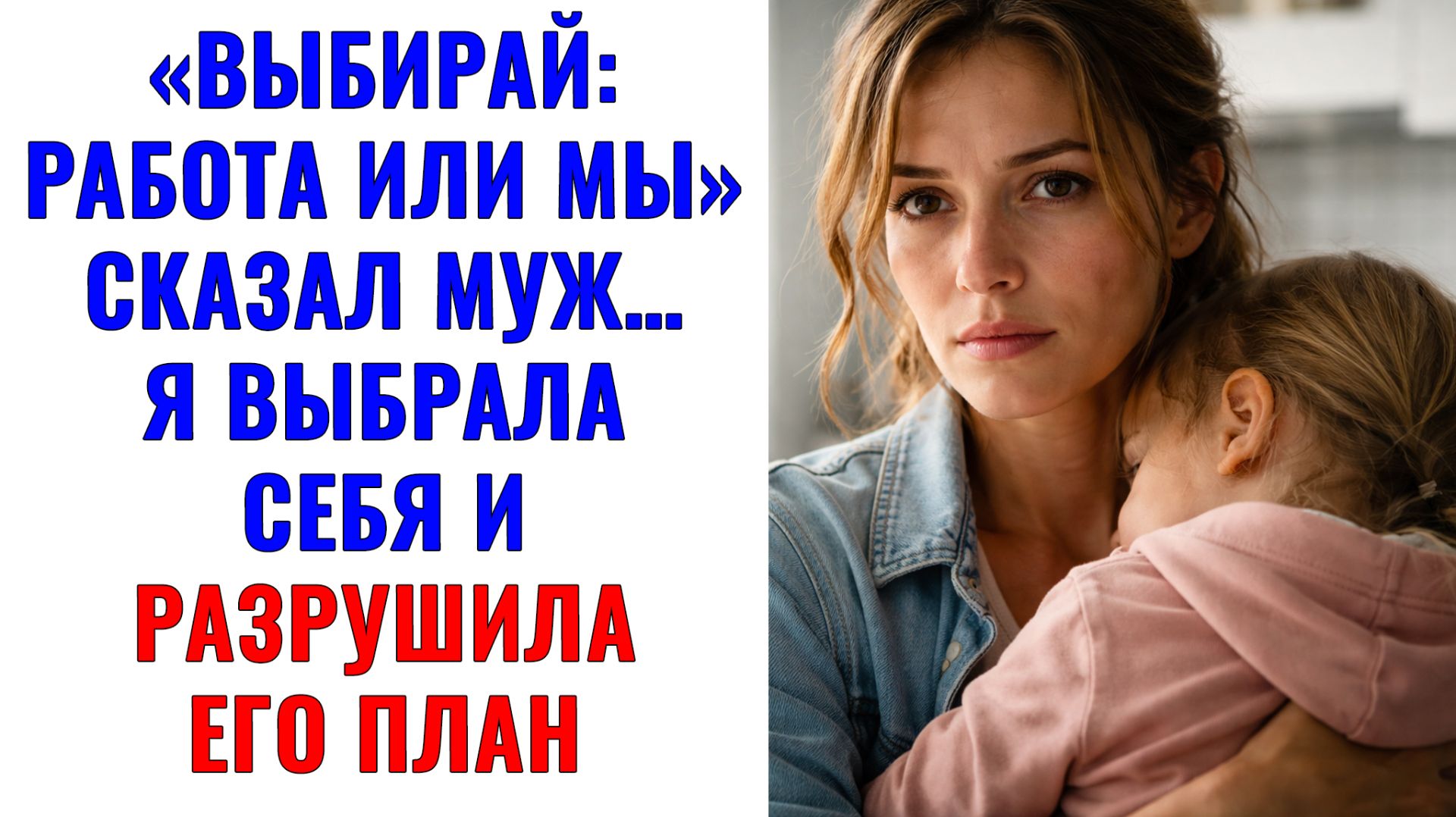 Истории из жизни | «Выбирай: работа или мы» — сказал муж… | Аудио рассказы | Жизненные истории