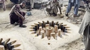 Dangerous Pakistani Factory Works FORGING the World’s Largest Industrial Gear ｜ Full Process