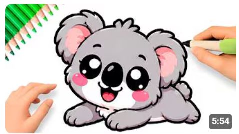 КАК НАРИСОВАТЬ МИЛУЮ КОАЛУ 🐨