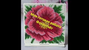 20.26 Моя готовая работа. Китайская роза. Фотоотчёт