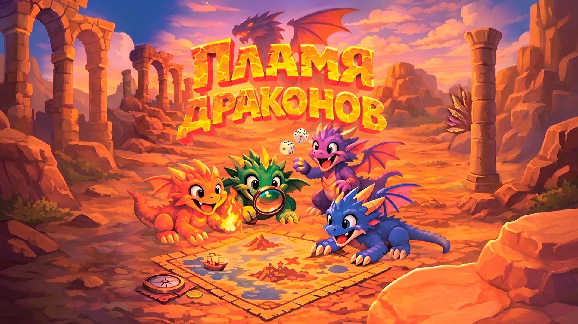 Пламя драконов — Настольная игра от Dream Makers