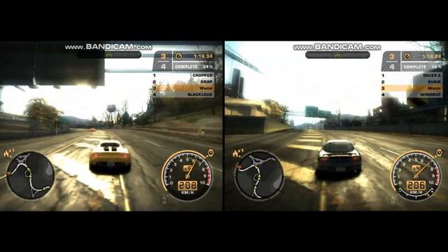 Stock Lotus Elise VS stock Mazda RX-7 - parallel Speedtrap race in NFS Most Wanted - Dunwich&Hills смотреть онлайн
