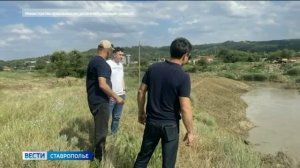 На Ставрополье ударными темпами расчищают русло реки Калаус