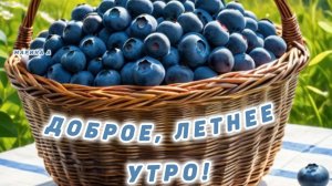 С добрым июльским утром
 Роскошная музыкальная открытка.