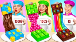 1$ vs 100$ vs 1000$ Кулинарный Челлендж # Смешные Челленджи с Едой от Multi DO Challenge