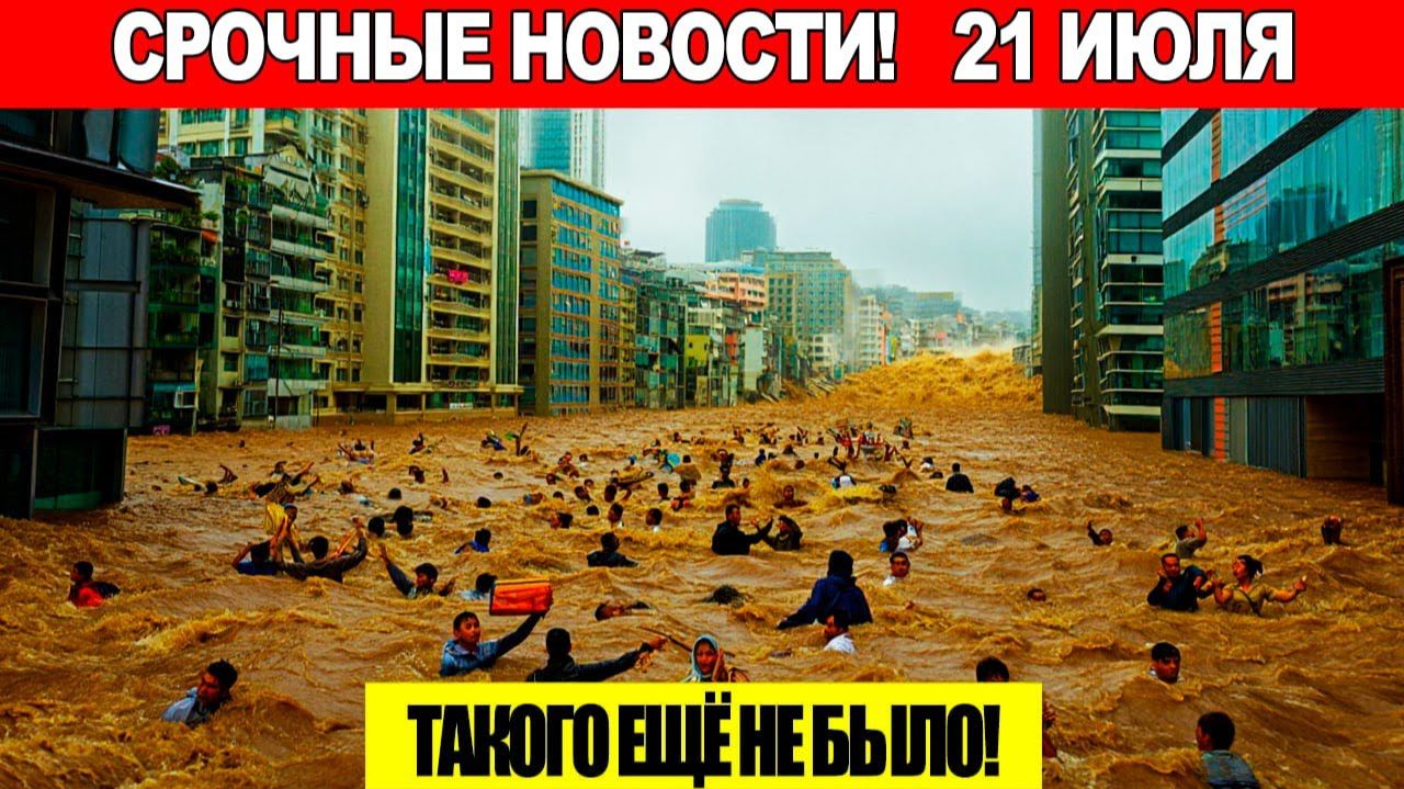 ЧП, Россия 21.07.2026 - Волна Огня и Штормов накрыла ЕВРОПУ❗ Машины уплывают❗ Горит 7600 гектаров❗ смотреть онлайн