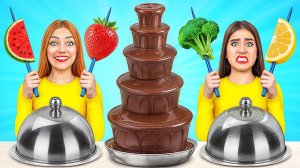 Шоколадный Фонтан Челлендж # Вкусные Кухонные Лайфхаки от Multi DO Challenge