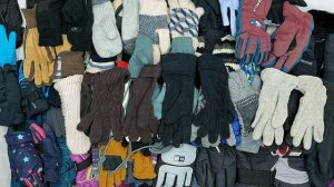 44939 Перчатки, 4пак, Handschuhe, секонд (extra) оптом