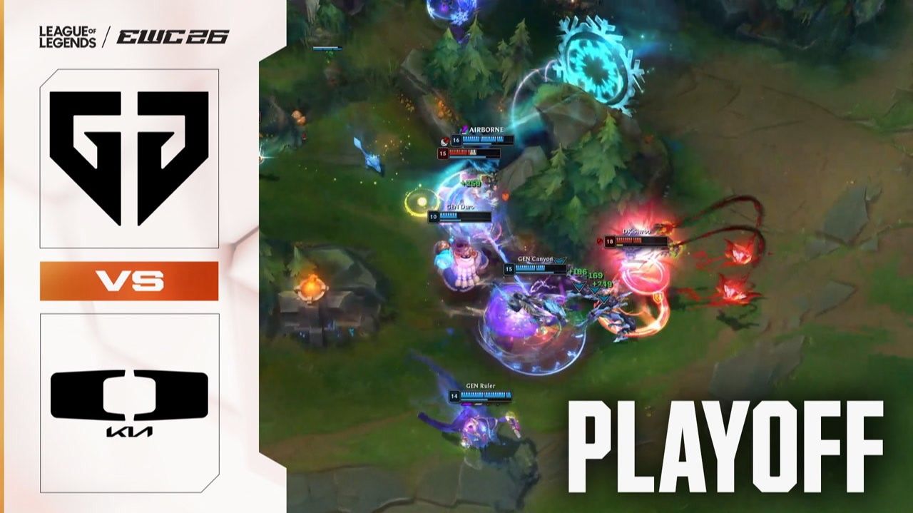 Gen.G Esports vs Dplus Kia League of Legends at EWC 26 - Semifinal - HIGHLIGHTS
