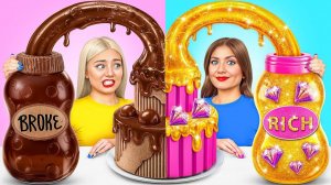 Богатое vs Бедное Украшение Торта Челлендж # Битвы с Едой от Multi DO Challenge