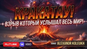 Кракатау! Взрыв, который услышал весь мир и изменил историю!
