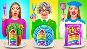 Кулинарный Челлендж_ Я против Бабушки _ Битвы с Едой от Mega DO Challenge
