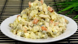 Салат «Оливье» - Действительно Вкусный Рецепт, Как в Ресторане! Проверьте Сами! На праздничный стол