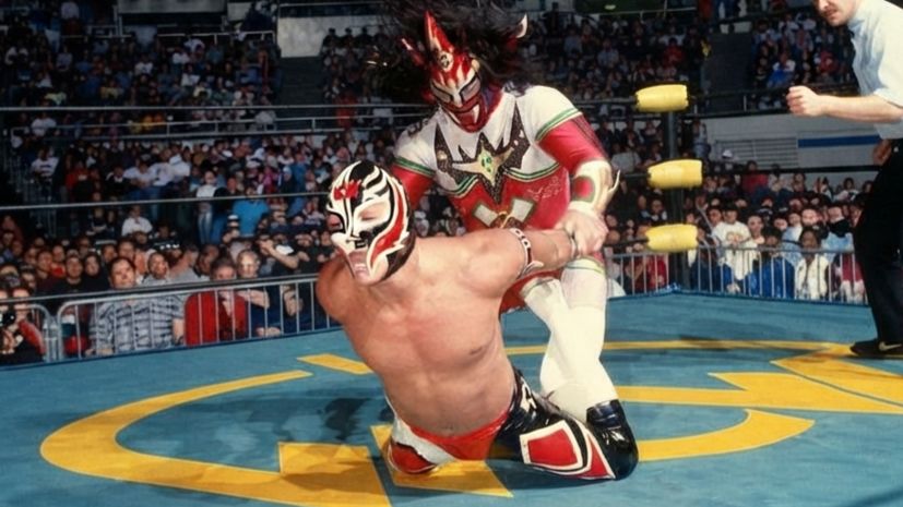 Jushin “Thunder” Liger vs Rey Mysterio Jr (WCW Starrcade, 1996) смотреть онлайн