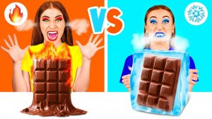 Холодная или Горячая Еда Челлендж # Забавные Лайфхаки с Едой от TeenTeam Challenge
