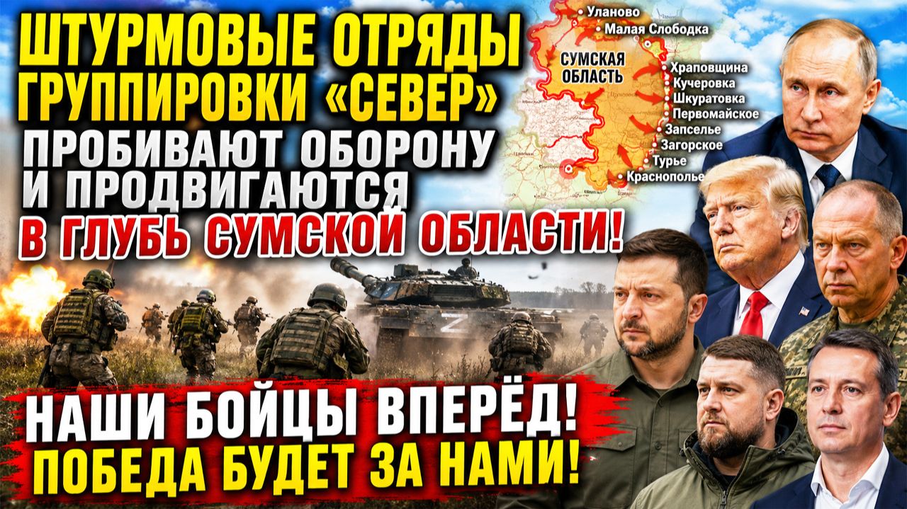 Новости СВО на сегодня. Боевые действия. Штурм Сумщины и «особый мир» для Зеленского. смотреть онлайн