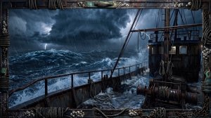 🌊 Звуки морского шторма и дождя для глубокого сна и расслабления. ⛈️🌧️