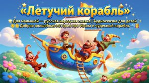 ⛵✨👶🌬️ «Летучий корабль» для малышей — русская народная сказка | Аудиосказка для детей