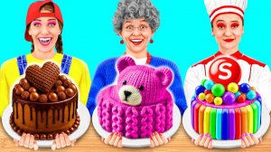 Кулинарный Челлендж# Я против Бабушки # Смешные Кухонные Моменты от TeenTeam Challenge