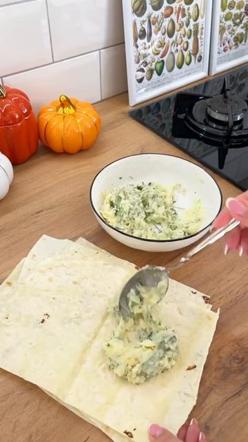 Конвертики с картошкой на завтрак