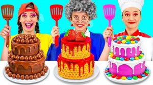 Кулинарный Челлендж# Я против Бабушки # Вкусные Кухонные Лайфхаки от PaRaRa Challenge