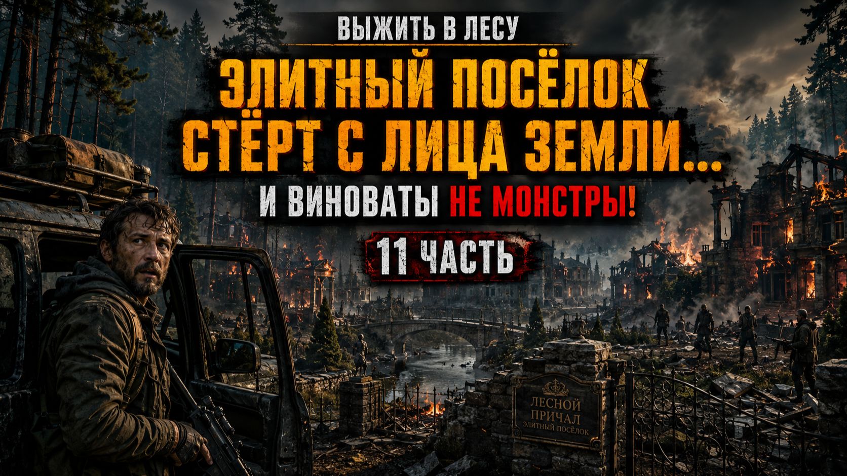 Выжить в Лесу: Элитный посёлок стёрт с лица земли… и виноваты не монстры! 11 Часть
