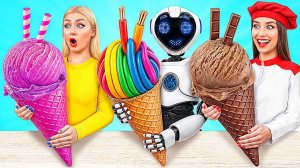 Кулинарный Челлендж# Я против Робота # Фантастические Лайфхаки с Едой от Multi DO Challenge