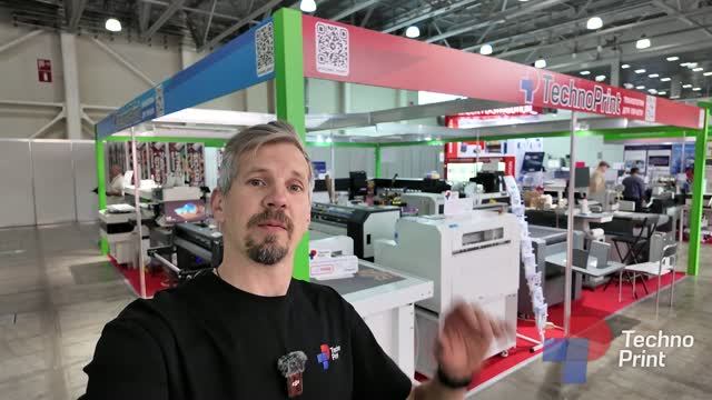Обзор стенда Технопринт на Printech! ТОП оборудования для печати и раскроя 2026 смотреть онлайн