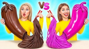 Жевательная Резинка vs Шоколадная Еда Челлендж # Фантастические Кухонные Рецепты Multi DO Chall