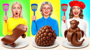 Кулинарный Челлендж# Я против Бабушки # Забавные Лайфхаки с Едой от Multi DO Challenge