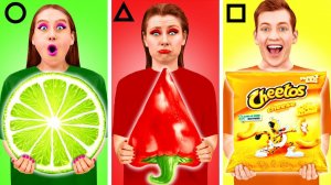 Геометрический Челлендж с Едой # Вкусные Кухонные Лайфхаки от PaRaRa Challenge