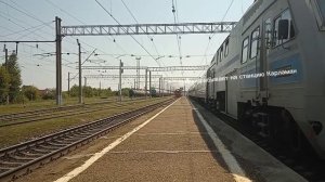 сборник пригородных поездов на станции Карламан