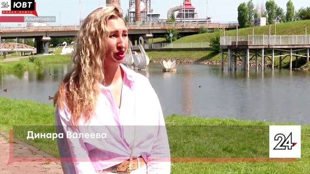На Каскаде прудов в Альметьевске умирают утки