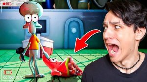 ЭТО ЧЁ ЗА ГУБКА БОБ!?😱 СБЕЖАЛ ОТ ЗЛОГО СКВИДВАРДА, КОТОРЫЙ ВСЕХ...💀
