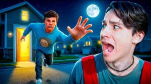 СБЕЖАЛ ОТ ЗЛОГО ХОЛИБАМА ЧЕРЕЗ ВХОДНУЮ ДВЕРЬ!😱 ПОБЕГ ОТ БЛОГЕРА (концовка №1)